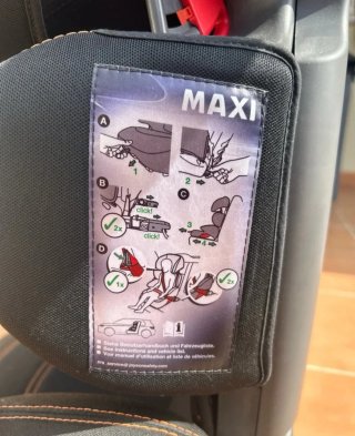 Silla coche Takata Maxi grupo 2-3 15-36kg 95-150cm