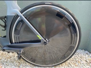 Bicicleta Triatlón Stevens Negra y Amarilla