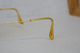 Gafas Ray Ban Aviator B&L 70s Doradas Verdes u.s.a