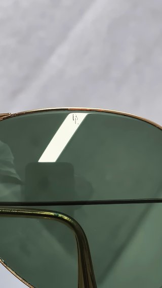 Gafas Ray Ban Aviator B&L 70s Doradas Verdes u.s.a
