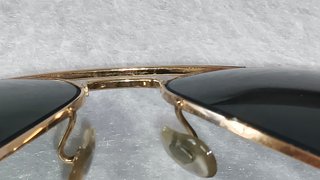 Gafas Ray Ban Aviator B&L 70s Doradas Verdes u.s.a