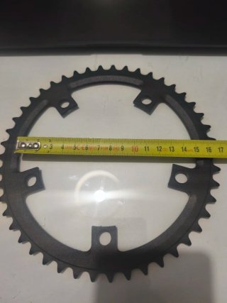 Plato bicicleta carretera 45D 50T 4 brazos