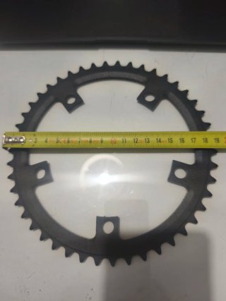 Plato bicicleta carretera 45D 50T 4 brazos