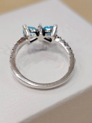 Anillo Pandora Lazo Azul Talla 50+caja