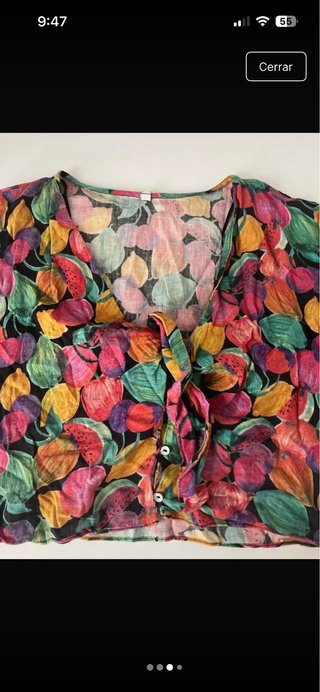 Blusa top estampado frutal
