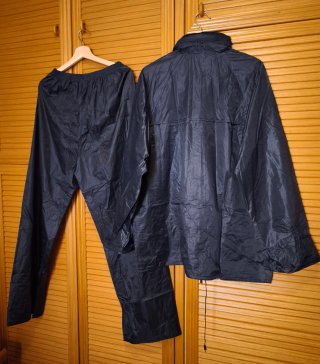 Traje impermeable Juba Chaqueta + pantalón L azul