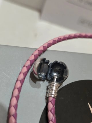 Pulsera Pandora Doble Rosa y Plata