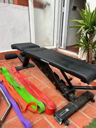 Lote Gimnasio en Casa: Barra, Step y Bandas