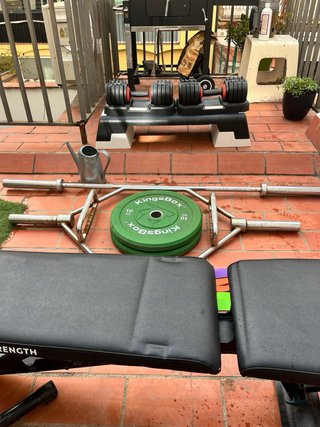 Lote Gimnasio en Casa: Barra, Step y Bandas