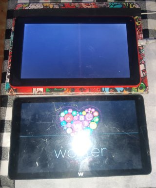 2 Tablets Sunstech (1 funciona, 1 pantalla rota)