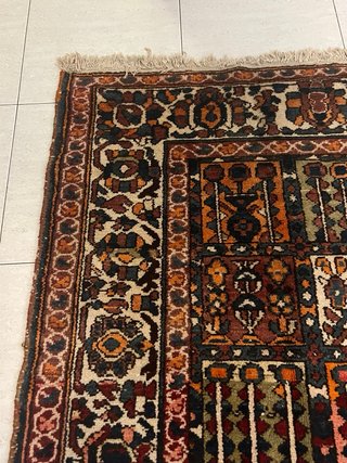 Antico Tappeto Bakhtiari in Lana