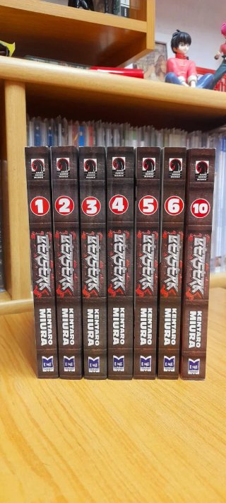 Berserk tomos 1-6, 10 USA