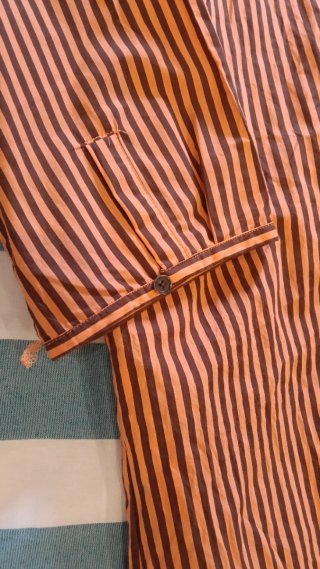 Camisola Parfois Rayas Naranja y Marrón