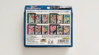 Baraja Cartas Vegeta Dragon Ball Z