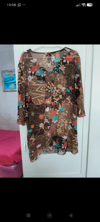 Blusa marrón bohemia