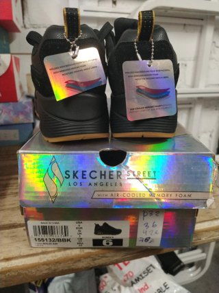 Zapatillas Skechers Mujer Negras Talla 36