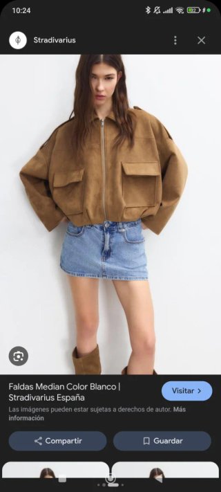 Cazadora Stradivarius oversize M. Nueva