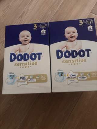 Pañales Dodot Sensitive Talla 3 (6-10 kg) - 78 uds