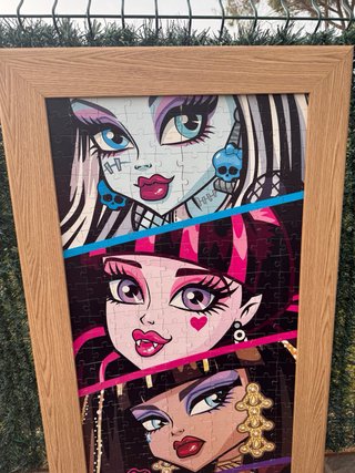 Cuadro grande enmarcado de Monster High