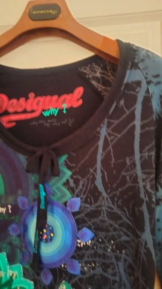Camiseta Desigual Algodón Estampada Talla M