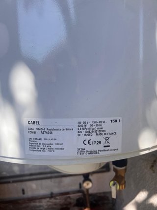 Acumulador Gasoil 150L