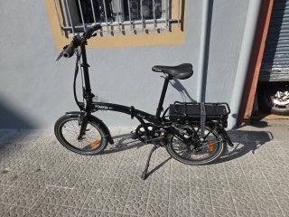 Bici Eléctrica Plegable Negra