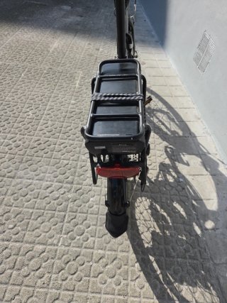 Bici Eléctrica Plegable Negra
