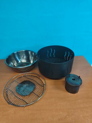 Barbacoa a Carbone Senza Fumo Nero