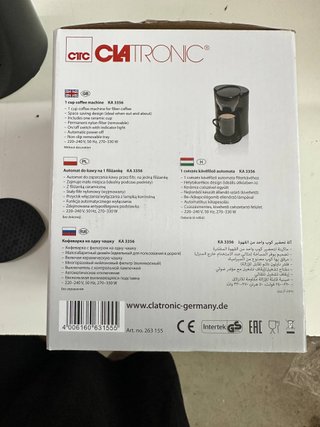 Cafetera Ufesa Capriccio 12
