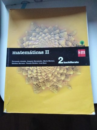 Matemáticas II 2 Bachillerato
