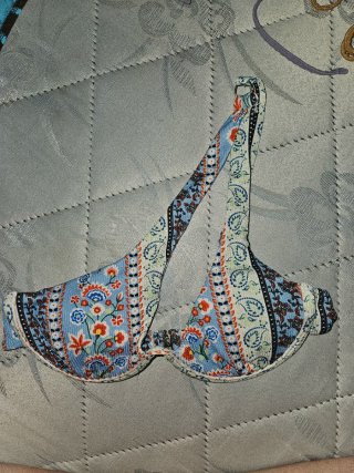 Bikini due pezzi fantasia floreale etnico