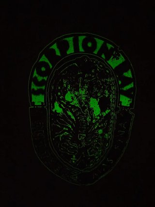 T-shirt bianca con stampa scorpione