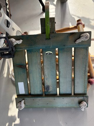 Columpio de madera para bebé