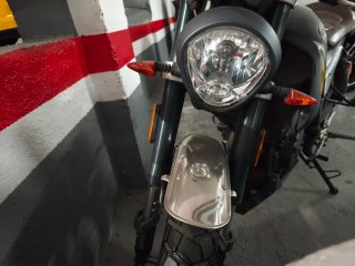 FB Mondial 125 cc Naked Marrón/Gris
