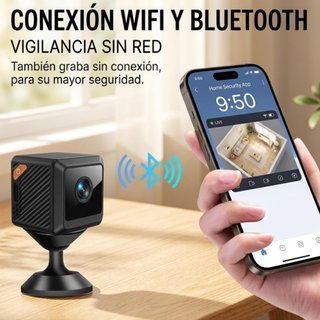 Mini Cámara WiFi HD Espía Detección Movimiento