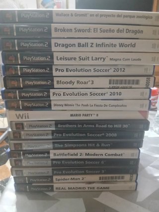 Lote de 16 Juegos PlayStation 2
