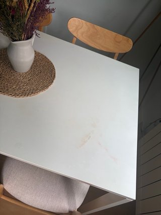 Tavolo da Pranzo Effetto Marmo Rosa