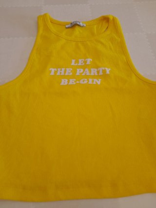 Top giallo Alcott taglia S