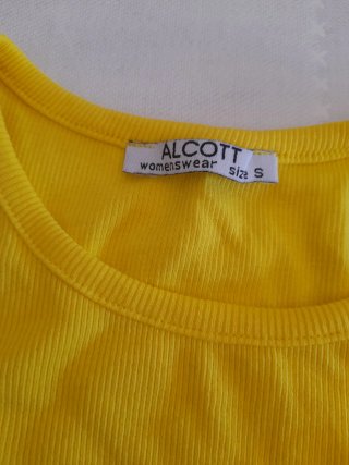 Top giallo Alcott taglia S