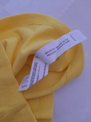 Top giallo Alcott taglia S
