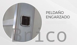Escalera Aluminio 3x9 - 2,5+2,5+2,5 M - 66x25mm