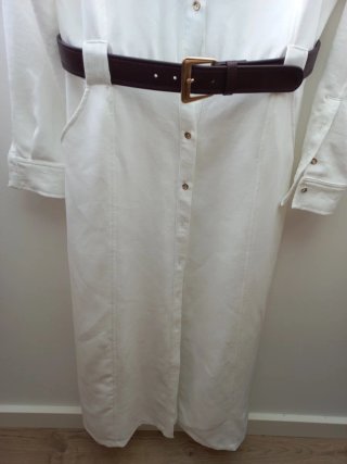 Camisero Zara Blanco Talla M
