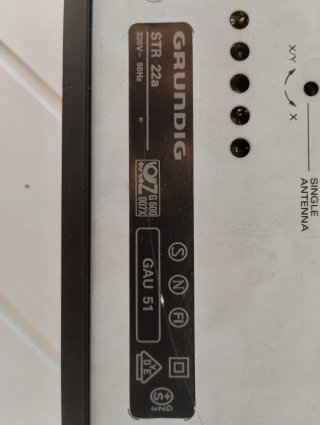 Receptor Satélite Grundig STR 22a Analógic y mando