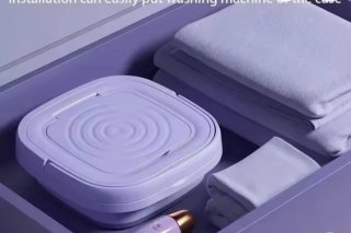 Lavadora Portátil Plegable Eléctrica