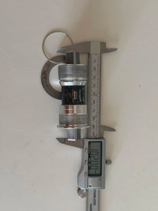 Eje Pedalier cuadradillo Campagnolo Record 70 102