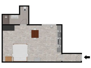 Estudio en alquiler en La Nova Esquerra de l'Eixample en Barcelona