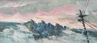 Quadro Dipinto Olio su Tela - Paesaggio Rurale