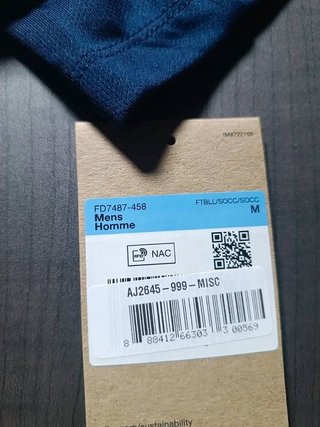 Maglietta Nike Dri-FIT Strike Blu Navy Taglia M