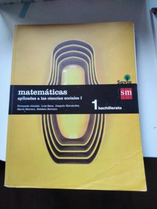 Matemáticas aplicadas a las ciencias sociales I...