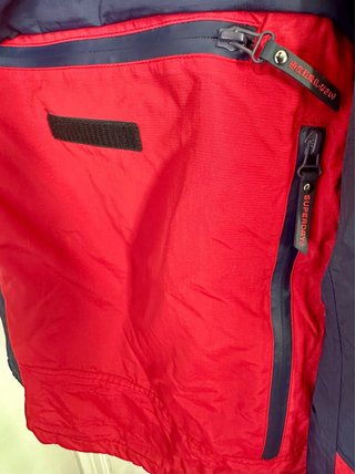 Cortavientos Superdry Azul/Rojo